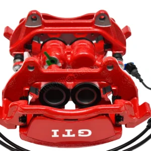 Front Golf 8 GTI Clubsport 2piston Brake calipers 5WA615123D  5WA615124D Red New
