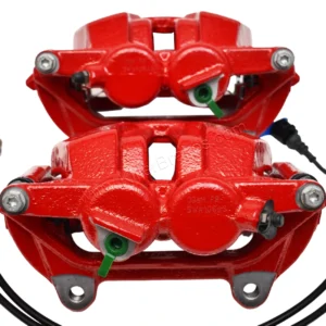 Front Golf 8 GTI Clubsport 2piston Brake calipers 5WA615123D  5WA615124D Red New
