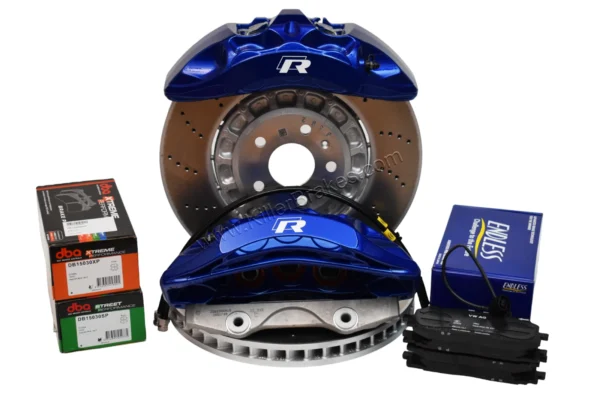 Front Audi Rsq3 F3 Rs3 8Y Brake Kit Akebono 6pot Lapiz Blue 374x36mm New