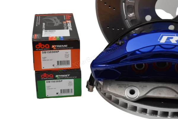 Front Audi Rsq3 F3 Rs3 8Y Brake Kit Akebono 6pot Lapiz Blue 374x36mm New