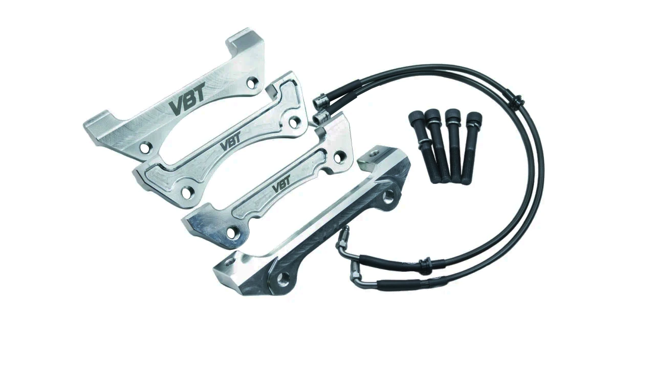 Audi TTRS 8J RS3 8p Cupra Performance Brembo 4pot Caliper Brackets Adapters Carrier Kit to OE
