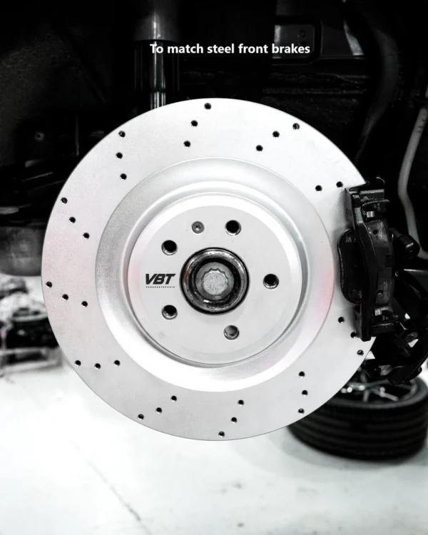 Rear brake upgrade 356x22mm VBT Drilled Brake Discs Golf 5 6 7 8 R20 Gti R R32 Audi S3 8v 8p 8Y Rs3 8Y