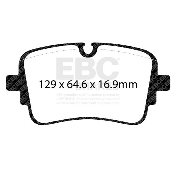 Rear DP52299NDX EBC Bluestuff Brake Pads Audi Q7 SQ7 Q8 SQ8