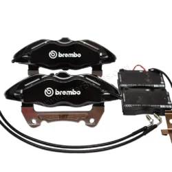 Front Cupra Performance Pack Brembo 4pot Brake Calipers 340mm 345mm Adapters VBT 5F0615105 5F0615106 Black New
