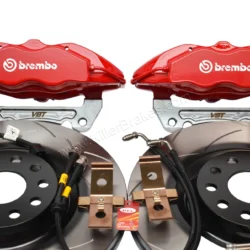 Front Cupra Performance Pack Brembo 4pot Brake Kit 345x30mm DBA Adapters VBT 5F0615105 5F0615106 Red New