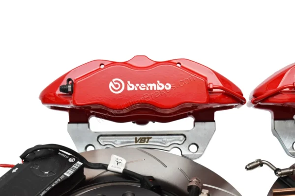 Front Cupra Performance Pack Brembo 4pot Brake Kit 345x30mm DBA Adapters VBT 5F0615105 5F0615106 Red New 2 Front Cupra Performance Pack Brembo 4pot Brake Kit 345x30mm DBA Adapters VBT 5F0615105 5F0615106 Red New Front Cupra Performance Pack Brembo 4pot Brake Kit 345x30mm DBA Adapters VBT 5F0615105 5F0615106 Red New