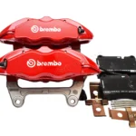 Front Seat Leon Cupra Performance Pack Audi TTRS 8J Brembo 4pot Brake Calipers 5F0615105 5F0615106 Red New
