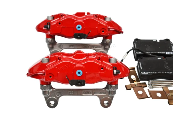 Front Seat Leon Cupra Performance Pack Audi TTRS 8J Brembo 4pot Brake Calipers 5F0615105 5F0615106 Red New 4 Front Seat Leon Cupra Performance Pack Audi TTRS 8J Brembo 4pot Brake Calipers 5F0615105 5F0615106 Red New Front Seat Leon Cupra Performance Pack Audi TTRS 8J Brembo 4pot Brake Calipers 5F0615105 5F0615106 Red New