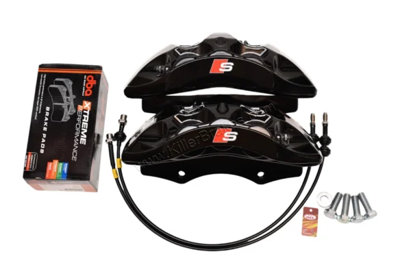 Audi A6 Allroad C7 Custom Adapters for Akebono 6pot calipers for 375x36mm brake discs