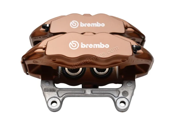 Front Cupra Brembo 4pot Brake Calipers 5F0615105 5F0615106 Copper color New