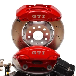 MQB Brake Kit Porsche Macan Brembo 4pot Clubsport 5Q0615301C 340x30mm Drilled NEW