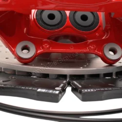 MQB Brake Kit Porsche Macan Brembo 4pot Clubsport 5Q0615301C 340x30mm Drilled NEW