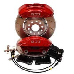 MQB Brake Kit Porsche Macan Brembo 4pot Clubsport 5Q0615301C 340x30mm Drilled NEW