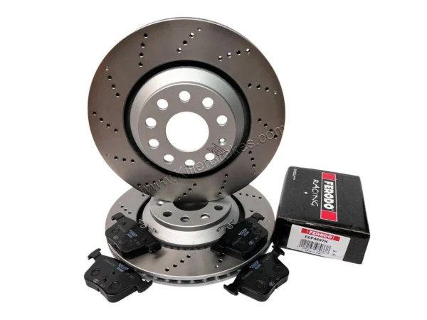 Rear Combo Pack 310x22mm VBT brake Discs Ferodo Racing DS2500