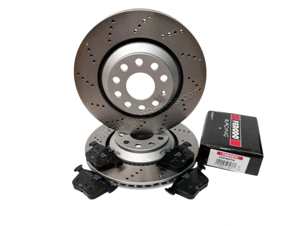 Rear Combo Pack 310x22mm VBT brake Discs Ferodo Racing DS2500