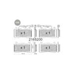 Front SDT High performance brake pads s50 Alfa Romeo Stelvio Giulia