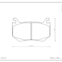 Rear ENDLESS EIP284 brake pads Alfa Romeo Giulia Quadrifoglio 2.9 510PS