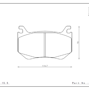 Rear ENDLESS EIP284 brake pads Alfa Romeo Giulia Quadrifoglio 2.9 510PS
