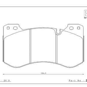 C:\Users\Roberto\Downloads\Front ENDLESS EIP328MX87 brake pads BMW M2 G87 M3 G80 M4 G84