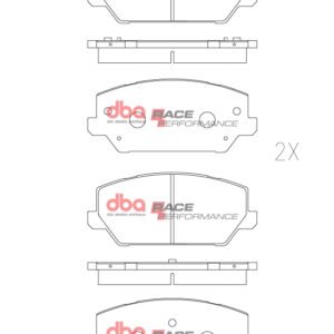 Front Hyundai I30 N PD DBA DB15012RP Race Performance brake pads