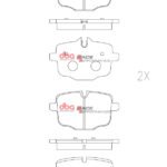 Rear BMW M2 G87 M3 G80 M4 G84 DB15109RP Brake Pads DBA Race Performance