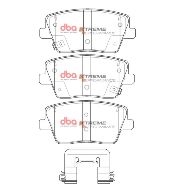 Rear Hyundai I30 N PD DBA DB15013XP Race Performance brake pads