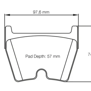 Front PAGID RSL29 2931 Brake Pads for AUDI TTRS 8S RS3 8V RS5 B8 R8