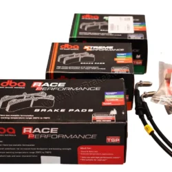 Front Cupra Audi Brembo 4pot Brake Kit Clubsport 340x30mm Adapters VBT Orange Lambo