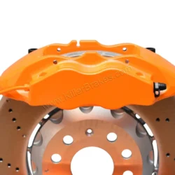 Front Cupra Audi Brembo 4pot Brake Kit Clubsport 340x30mm Adapters VBT Orange Lambo
