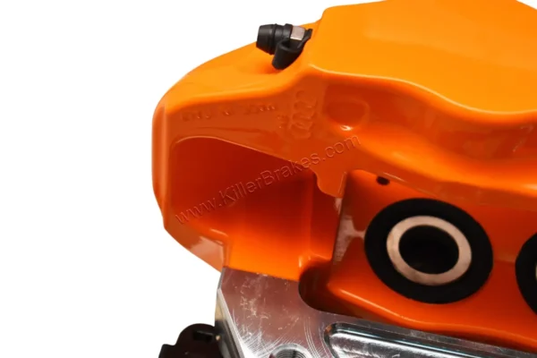 Front Cupra Audi Brembo 4pot Brake Kit Clubsport 340x30mm Adapters VBT Orange Lambo