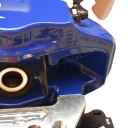 Front Cupra Audi Brembo 4pot Brake Kit Clubsport 340x30mm Adapters VBT VW 8R Blue