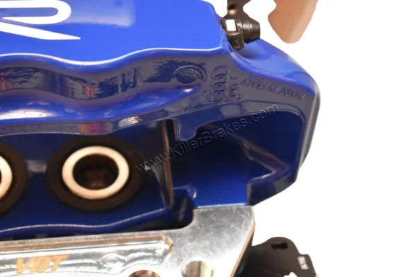 Front Cupra Audi Brembo 4pot Brake Kit Clubsport 340x30mm Adapters VBT VW 8R Blue