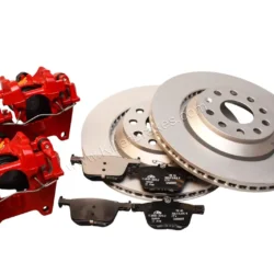 Rear Brake Kit VW Audi Golf Mk7 R Audi S3 8v Rear Caliper 310x22mm OE Brake Discs Pads Red