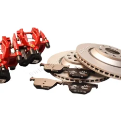 Rear Brake Kit VW Audi Golf Mk7 R Audi S3 8v Rear Caliper 310x22mm OE Brake Discs Pads Red