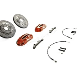 Racingline Stage 2 Big Brake Kit 345mm for Golf 5 6 Scirocco Mk2 Cupra A3 8P VWR652003-RED