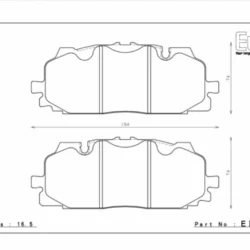 Front ENDLESS EIP293ME20 brake pads AUDI S4 Rs4 B9 SQ7 4M Rs3 8Y 5 Front ENDLESS EIP293ME20 brake pads AUDI S4 Rs4 B9 SQ7 4M Rs3 8Y Front ENDLESS EIP293ME20 brake pads AUDI S4 Rs4 B9 SQ7 4M Rs3 8Y
