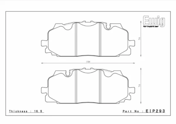 Front ENDLESS EIP293N39S brake pads AUDI S4 Rs4 B9 SQ7 4M Rs3 8Y 1 Front ENDLESS EIP293N39S brake pads AUDI S4 Rs4 B9 SQ7 4M Rs3 8Y Front ENDLESS EIP293N39S brake pads AUDI S4 Rs4 B9 SQ7 4M Rs3 8Y