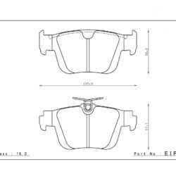 Rear ENDLESS EIP348 ME20 brake pads Audi Rs3 8y Golf 8R S3 8y Cupra Formentor