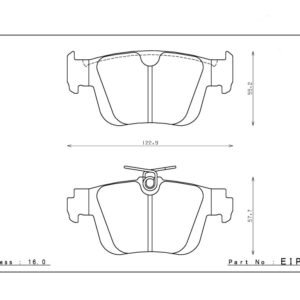Rear ENDLESS EIP348 ME20 brake pads Audi Rs3 8y Golf 8R S3 8y Cupra Formentor