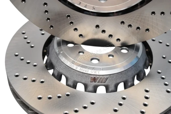 BMW F87 M2 Competition brake discs set 34118072017 34118072018 400x36 genuine NEW