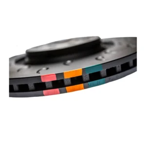 SDT FRONT Cut Moon Brake Discs 334x32mm VW GOLF IV R32 3.2