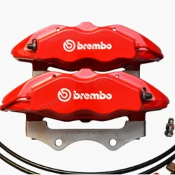 Front Audi A1 S1 mk4 R32 gti Polo Gti Cupra Formentor Brembo 4pot Brake Calipers 334x32mm Adapters 5F0615105 5F0615106