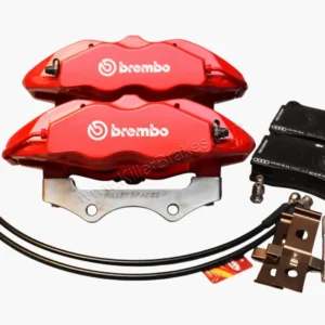 Front Audi A1 S1 mk4 R32 gti Polo Gti Cupra Formentor Brembo 4pot Brake Calipers 334x32mm Adapters 5F0615105 5F0615106