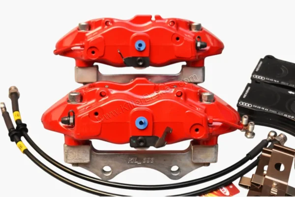Front Audi A1 S1 mk4 R32 gti Polo Gti Cupra Formentor Brembo 4pot Brake Calipers 334x32mm Adapters 5F0615105 5F0615106