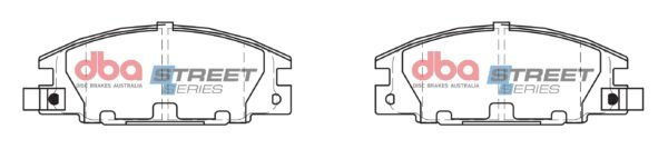 DBA Brake Pads Street Series Ceramic — Front Axle for Holden (aust/nz) Rodeo TF / Isuzu MU – DB1116SS — brake part photo DBA Brake Pads Street Series Ceramic — Front Axle for Holden (aust/nz) Rodeo TF / Isuzu MU – DB1116SS — brake part photo