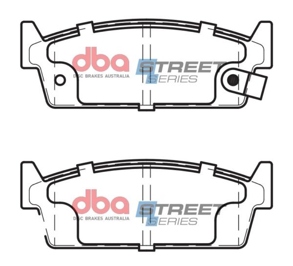 DBA Brake Pads Street Series Ceramic — Rear Axle for Nissan Laurel C32 / Skyline (R31) – DB1144SS — brake part photo DBA Brake Pads Street Series Ceramic — Rear Axle for Nissan Laurel C32 / Skyline (R31) – DB1144SS — brake part photo