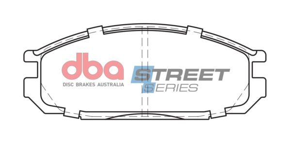 DBA Brake Pads Street Series Ceramic — Rear Axle for Nissan Patrol Y60 – DB1146SS — brake part photo DBA Brake Pads Street Series Ceramic — Rear Axle for Nissan Patrol Y60 – DB1146SS — brake part photo