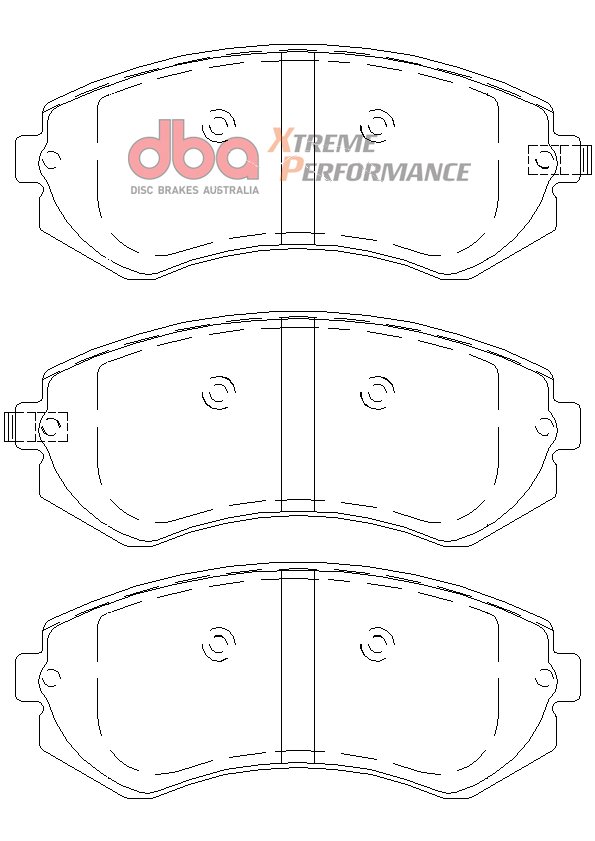 DBA Brake Pads Xtreme Performance ECE R90 certified — Rear Axle for Nissan Patrol Y61 – DB1148XP — brake part photo DBA Brake Pads Xtreme Performance ECE R90 certified — Rear Axle for Nissan Patrol Y61 – DB1148XP — brake part photo