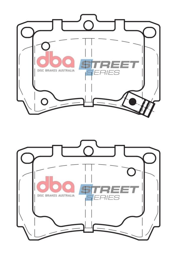 DBA Brake Pads Street Series Ceramic — Front Axle for Mazda 323 / 323 Estate – DB1158SS — brake part photo DBA Brake Pads Street Series Ceramic — Front Axle for Mazda 323 / 323 Estate – DB1158SS — brake part photo