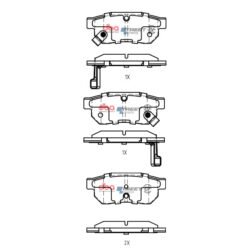 DBA Brake Pads Honda Fit Hybrid 2010 On R — Rear Axle for Honda City / Civic (5th Gen) EG5 – DB1163SSEV 1 DBA Brake Pads Honda Fit Hybrid 2010 On R — Rear Axle for Honda City / Civic (5th Gen) EG5 – DB1163SSEV DBA Brake Pads Honda Fit Hybrid 2010 On R — Rear Axle for Honda City / Civic (5th Gen) EG5 – DB1163SSEV — brake part photo